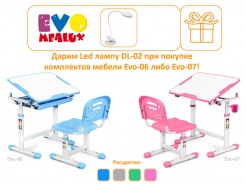 Дарим подарки при покупке комплекта мебели Evo-06 и Evo-07